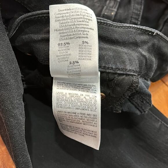 Mother Jeans Womens Black Label Looker Ankle Fray Guilty as Sin Distressed 26 - Picture 9 of 12